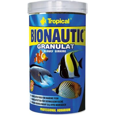 Tropical Bionautic Granulat 500ml - Nourriture pour Poissons Marins Tropical Bionautic Granulat 500ml - Nourriture pour Poissons Marins