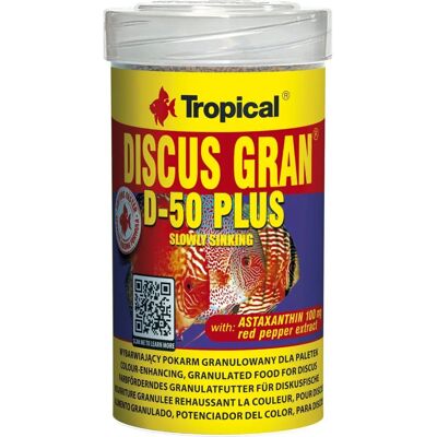 Tropical D-50 Plus Visvoer - Kleurversterkend, Hoog eiwitgehalte Tropical D-50 Plus Visvoer - Kleurversterkend, Hoog eiwitgehalte