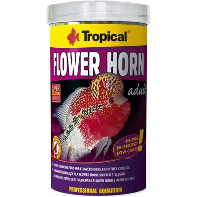 Tropical Flower Horn Adult Pellet - Nourriture pour poissons Tropical Flower Horn Adult Pellet - Nourriture pour poissons
