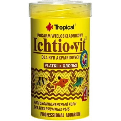 Tropical - Ichtio-vit Flakes - volume: 100 ml - format: flocons - Fish food Tropical - Ichtio-vit Flakes - volume: 100 ml - format: flocons - Fish food