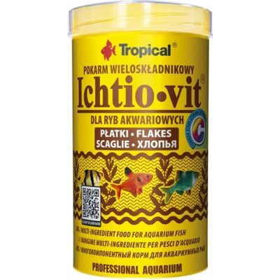 Tropical Ichtio-Vit Vlokken - Visvoer - 500ml/100g Tropical Ichtio-Vit Vlokken - Visvoer - 500ml/100g