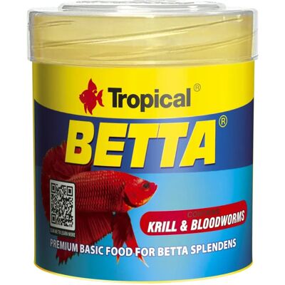 Tropical Betta 50ml Visvoer - Krill & Larven Tropical Betta 50ml Visvoer - Krill & Larven