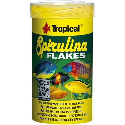 Tropical Spirulina Flakes - Fischfutter - 100ml Tropical Spirulina Flakes - Fischfutter - 100ml