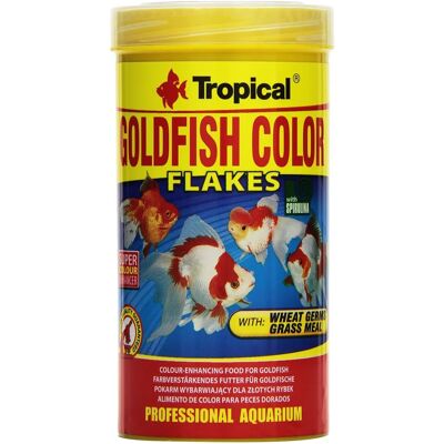 Tropical Goldfish Color - 250ml - Nourriture pour poissons rouges - Améliore la couleur Tropical Goldfish Color - 250ml - Nourriture pour poissons rouges - Améliore la couleur