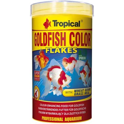 Tropical Goldfish Color Flakes - Nourriture pour poissons - 500ml Tropical Goldfish Color Flakes - Nourriture pour poissons - 500ml