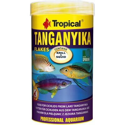 Flocons Tanganyika Tropical 250ml - Nourriture pour poissons Flocons Tanganyika Tropical 250ml - Nourriture pour poissons