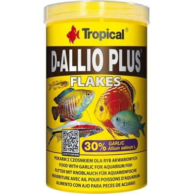 Tropical D-Allio Plus Flakes - Pokarm dla ryb Tropical D-Allio Plus Flakes - Pokarm dla ryb