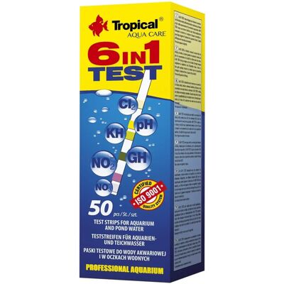 Tropical Model 6w1 Paseczki do testowania wody - Paseczki do testowania wody Tropical Model 6w1 Paseczki do testowania wody - Paseczki do testowania wody