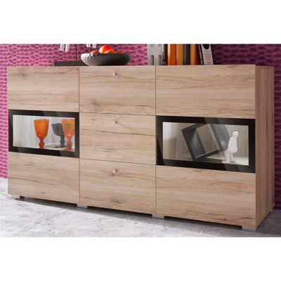 MUEBLES Austin Modell - 2-Türer 3-Schubladen Sideboard MUEBLES Austin Modell - 2-Türer 3-Schubladen Sideboard