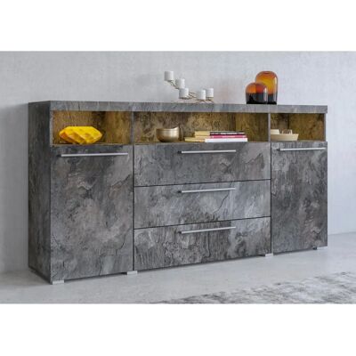 INOSIGN India - Moderner Sideboard mit 2 Türen & 3 Schubladen INOSIGN India - Moderner Sideboard mit 2 Türen & 3 Schubladen