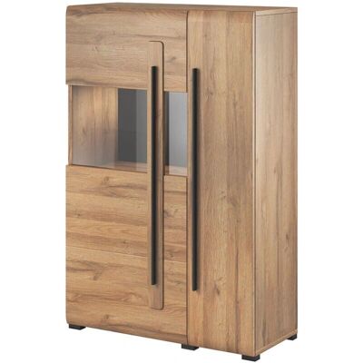 Helvetia Tulsa - Aparador con LED, 6 Estantes, Madera FSC Helvetia Tulsa - Aparador con LED, 6 Estantes, Madera FSC