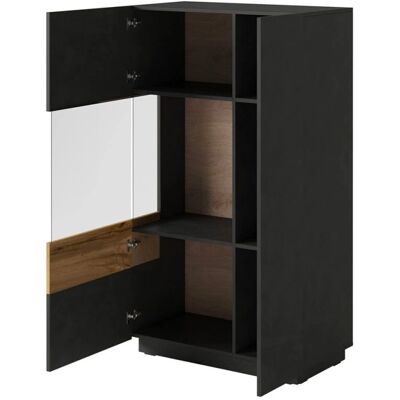 INOSIGN SILKE Vitrine Grau - 138,5cm Höhe INOSIGN SILKE Vitrine Grau - 138,5cm Höhe