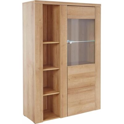 HOME AFFAIRE Larona Glasvitrine - Kleiner Brauner Schrank HOME AFFAIRE Larona Glasvitrine - Kleiner Brauner Schrank