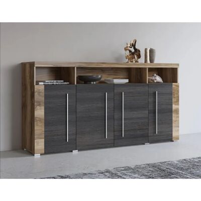 INOSIGN Roger Sideboard - 4 Verstellbare Regale - Modernes Design INOSIGN Roger Sideboard - 4 Verstellbare Regale - Modernes Design