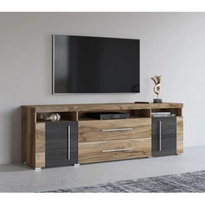 INOSIGN Roger 182cm Satin Nussbaum Lowboard - Lowboard INOSIGN Roger 182cm Satin Nussbaum Lowboard - Lowboard
