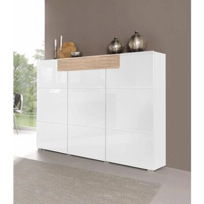 INOSIGN Toledo Weiß Highboard mit 3 Türen - Hochschrank INOSIGN Toledo Weiß Highboard mit 3 Türen - Hochschrank