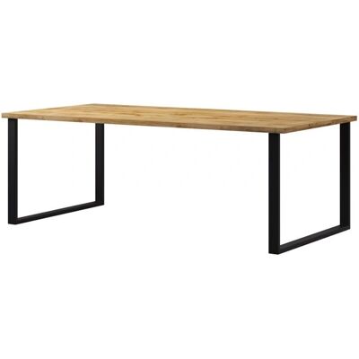 Mesa de comedor Eden de madera y metal para 6 personas - Estilo industrial Mesa de comedor Eden de madera y metal para 6 personas - Estilo industrial