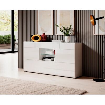 INOSIGN Toledo Sideboard - Moderner Weiße Stauraum INOSIGN Toledo Sideboard - Moderner Weiße Stauraum