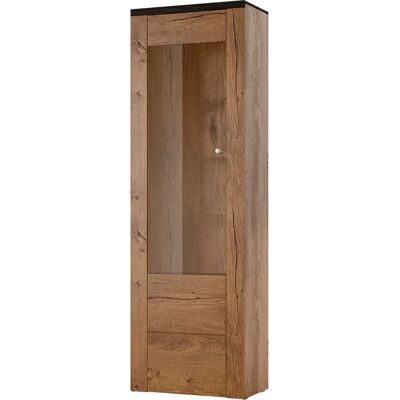 HELVETIA Larona Vitrine - Glastür, FSC-Holz, braun HELVETIA Larona Vitrine - Glastür, FSC-Holz, braun