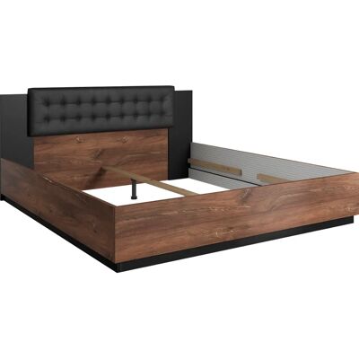 INOSIGN Sigma Holzbettrahmen - Eiche Flagstaff/Schwarz - 160x200cm INOSIGN Sigma Holzbettrahmen - Eiche Flagstaff/Schwarz - 160x200cm