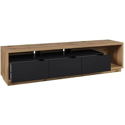 Helvetia Celine Wotan Eiche-Schwarz Sideboard - Sideboard Helvetia Celine Wotan Eiche-Schwarz Sideboard - Sideboard
