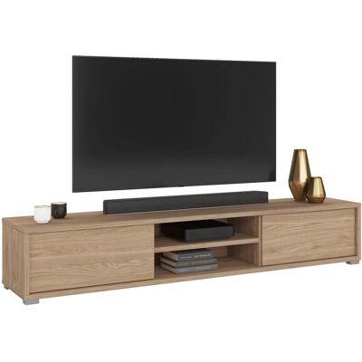 Buffet Helvetia Frida - Bois FSC - 180x36x32 cm - Publicité Buffet Helvetia Frida - Bois FSC - 180x36x32 cm - Publicité