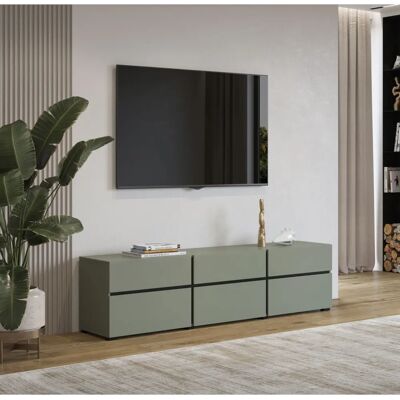 INOSIGN Cross Nízká skříňka pod TV - Moderní s dveřmi a zásuvkami INOSIGN Cross Nízká skříňka pod TV - Moderní s dveřmi a zásuvkami