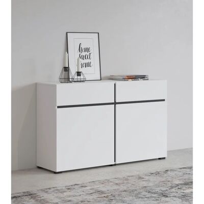 INOSIGN Cross Sideboard - Modern, grifflose, 119,5cm INOSIGN Cross Sideboard - Modern, grifflose, 119,5cm