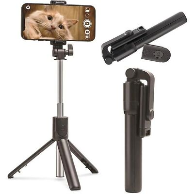 TechSolz Stativ Selfie Stick - Kabellose Bluetooth-Fernbedienung TechSolz Stativ Selfie Stick - Kabellose Bluetooth-Fernbedienung