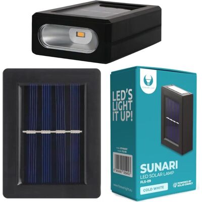 Forever Light Solar-Wandleuchte - 10lm Außenbeleuchtung Forever Light Solar-Wandleuchte - 10lm Außenbeleuchtung
