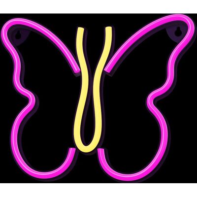 Forever LED Schmetterling Neonlampe - Pink - Dekoration Forever LED Schmetterling Neonlampe - Pink - Dekoration