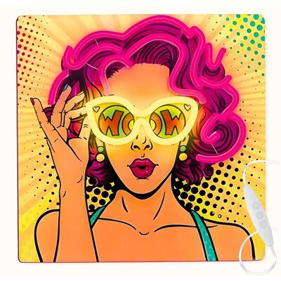 Forever Light LED Neon ART - Power Woman - LED Neon Lys Forever Light LED Neon ART - Power Woman - LED Neon Lys