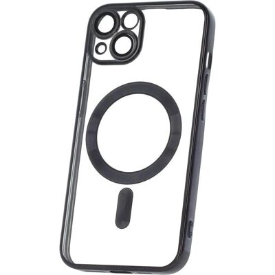 Coque MagSafe TFO pour iPhone 14 - Transparente, Noire - Publicité Coque MagSafe TFO pour iPhone 14 - Transparente, Noire - Publicité