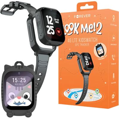 FOREVER KW-510 Børns GPS WiFi Smartwatch - Sort FOREVER KW-510 Børns GPS WiFi Smartwatch - Sort