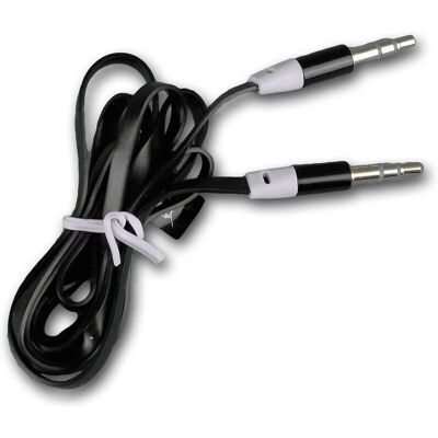 TelForceOne Schwarzes 1,0 m Audiokabel - 3,5 mm Klinke TelForceOne Schwarzes 1,0 m Audiokabel - 3,5 mm Klinke