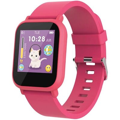 Maxlife MXSW-200 Montre intelligente - Rose - Fréquence cardiaque, Étanche, Fitness - Publicité Maxlife MXSW-200 Montre intelligente - Rose - Fréquence cardiaque, Étanche, Fitness - Publicité