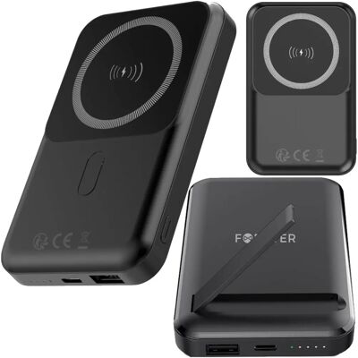Forever Powerbank 10000mAh Nopea langaton lataus MagSafe Forever Powerbank 10000mAh Nopea langaton lataus MagSafe