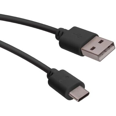 Forever USB-C 1A 1M Negro - Cable USB Forever USB-C 1A 1M Negro - Cable USB