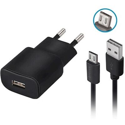 Chargeur Mur USB Forever TC-01 2A Noir - Chargeur Chargeur Mur USB Forever TC-01 2A Noir - Chargeur