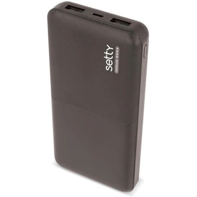 Setty Powerbank 20000mAh Musta - Powerbank Setty Powerbank 20000mAh Musta - Powerbank