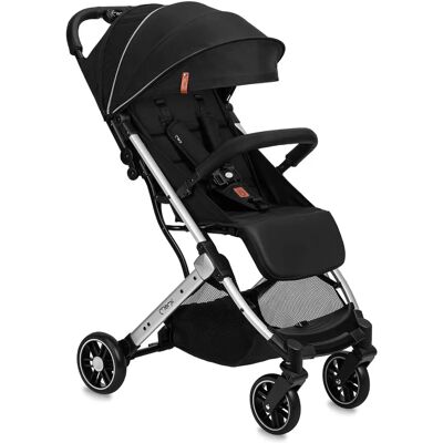 Momi Estelle Light Zwart/Zilver Kinderwagen - Babywagen Momi Estelle Light Zwart/Zilver Kinderwagen - Babywagen