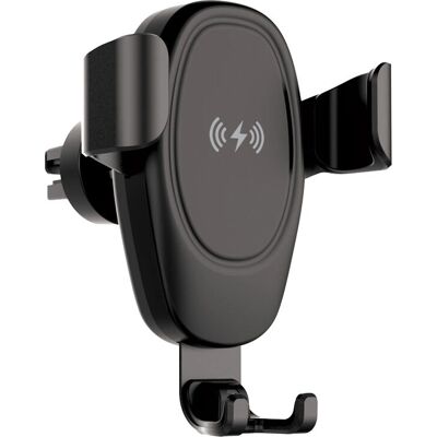Suporte de Carro Sem Fio Setty IUS-01 - 10W Qi - Preto Suporte de Carro Sem Fio Setty IUS-01 - 10W Qi - Preto