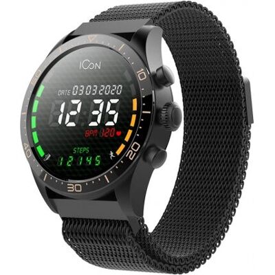 Chytré hodinky Značky Forever - AMOLED, 42mm, Černé, Dotykové Chytré hodinky Značky Forever - AMOLED, 42mm, Černé, Dotykové