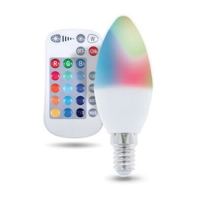 Forever Light RGB LED Ampulha E14 Branca 3000K 25W Forever Light RGB LED Ampulha E14 Branca 3000K 25W