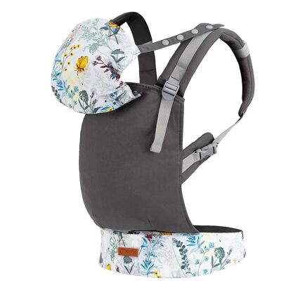 Porte-bébé MoMi Collet - Réglable - Respirant - 3M-20Kg Porte-bébé MoMi Collet - Réglable - Respirant - 3M-20Kg
