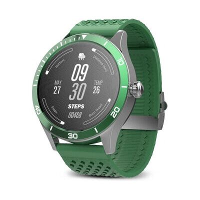 Chytré hodinky Forever - Zelené AMOLED 1.3" IP68 Srdeční tep Teplota Sport Chytré hodinky Forever - Zelené AMOLED 1.3" IP68 Srdeční tep Teplota Sport