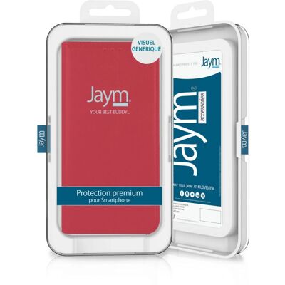Jaym TFBKFS0321 Custodia Magnetica Rossa - Custodia per Telefono Jaym TFBKFS0321 Custodia Magnetica Rossa - Custodia per Telefono
