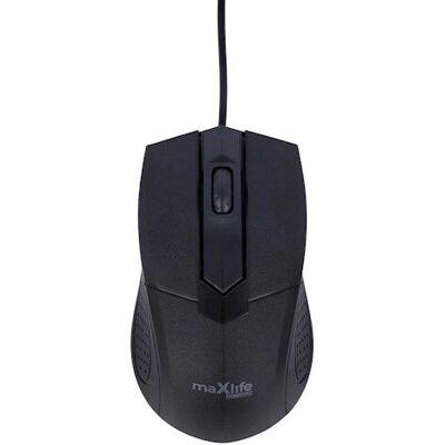 Maxlife MXHM-01 Optische Maus - 1000 DPI - Schwarz Maxlife MXHM-01 Optische Maus - 1000 DPI - Schwarz