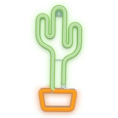 Forever Light Néon LED Cactus - Efficace, Support mural - Publicité Forever Light Néon LED Cactus - Efficace, Support mural - Publicité