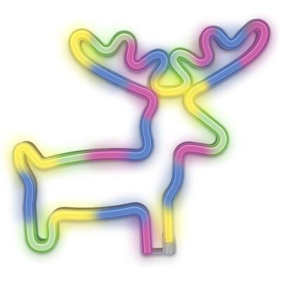 Forever Light Neon LED Licht ELK multicolor Fledermaus - LED Neon Light Forever Light Neon LED Licht ELK multicolor Fledermaus - LED Neon Light